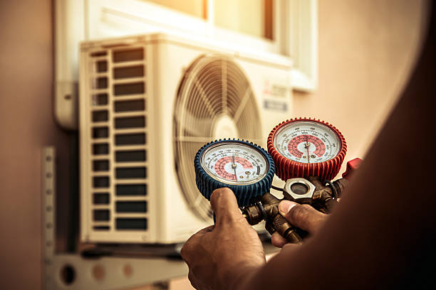 Professional Hvac technician working in East Providence, RI